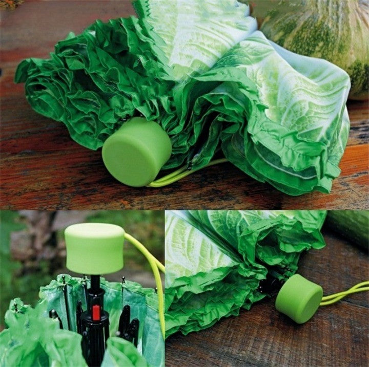 Lettuce Shaped Compact Umbrella