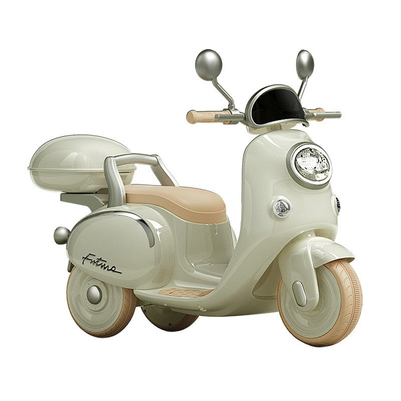 Mini Retro Three-Wheel Electric Kids Motorbike - Image 4