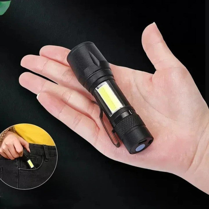 Mini Tactical Camping Rechargeable Flashlight