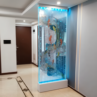 Modern LED Bubble Wall Fountain Interior Waterfall - Image 2