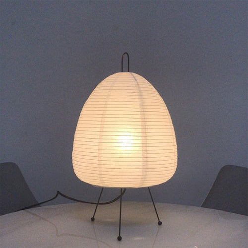 Modern Japanese Paper Lantern Table Lamp - Image 0