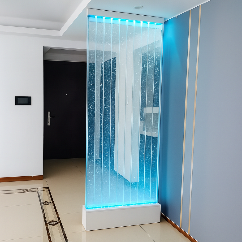 Modern LED Bubble Wall Fountain Interior Waterfall - Image 6