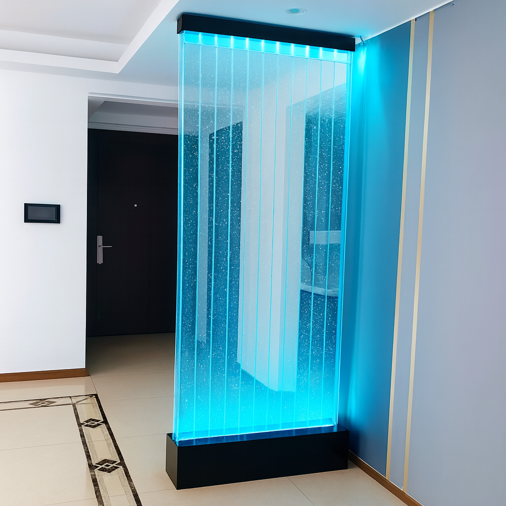 Modern LED Bubble Wall Fountain Interior Waterfall - Image 5
