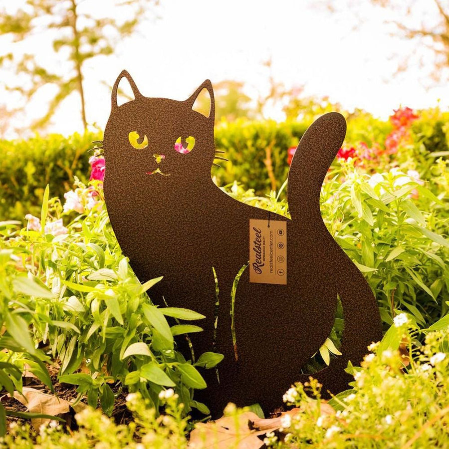Mystical Black Cat Creative Garden Figure - Image 1