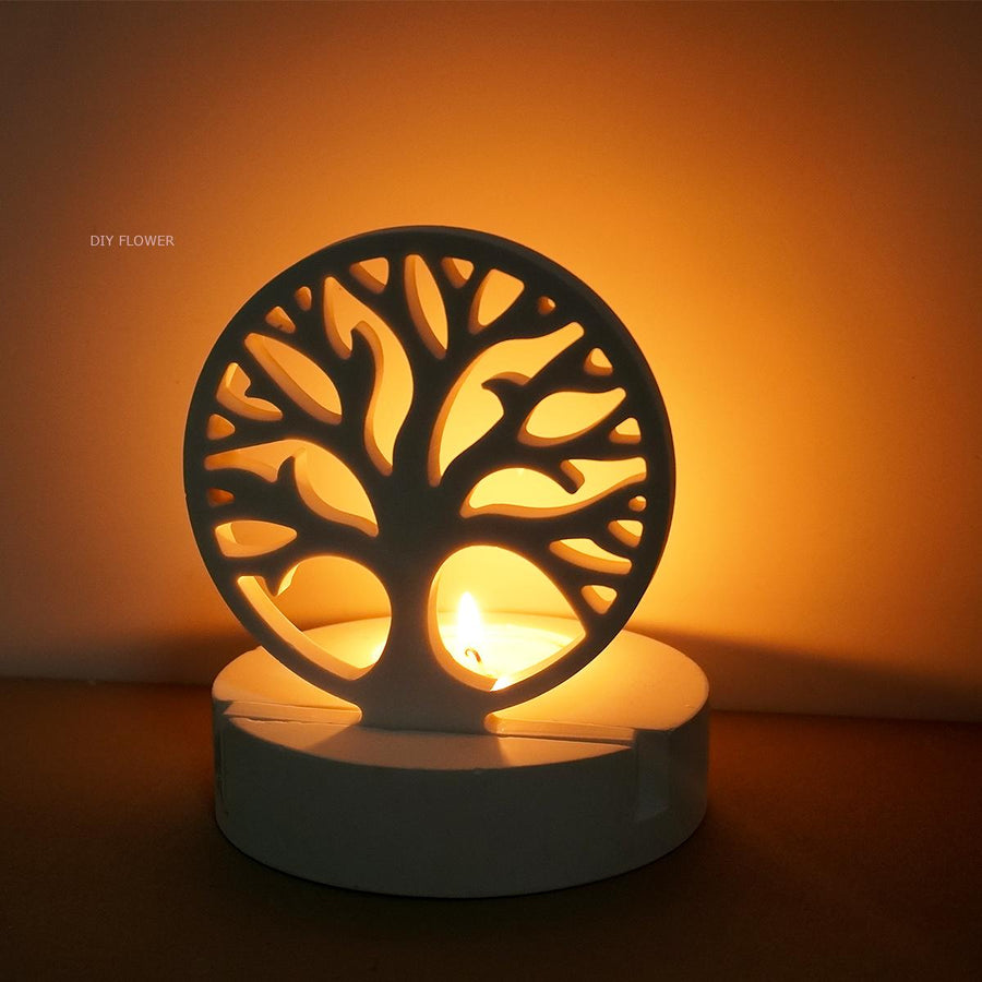 Nature-Inspired Tree of Life Candle Stand - Image 2