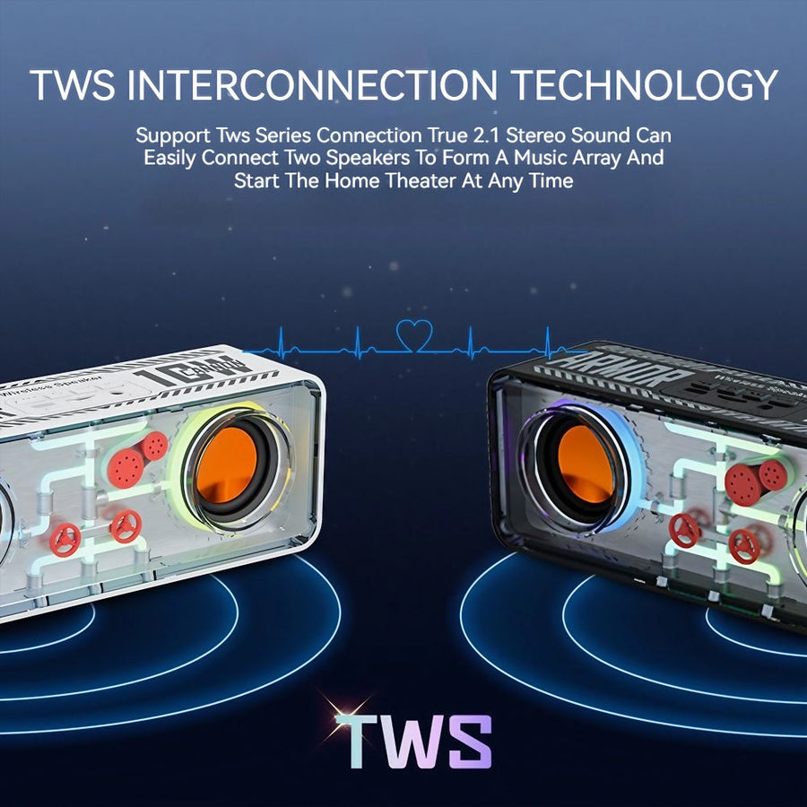 Neon Tech Punk-Style Wireless Speaker - Image 3