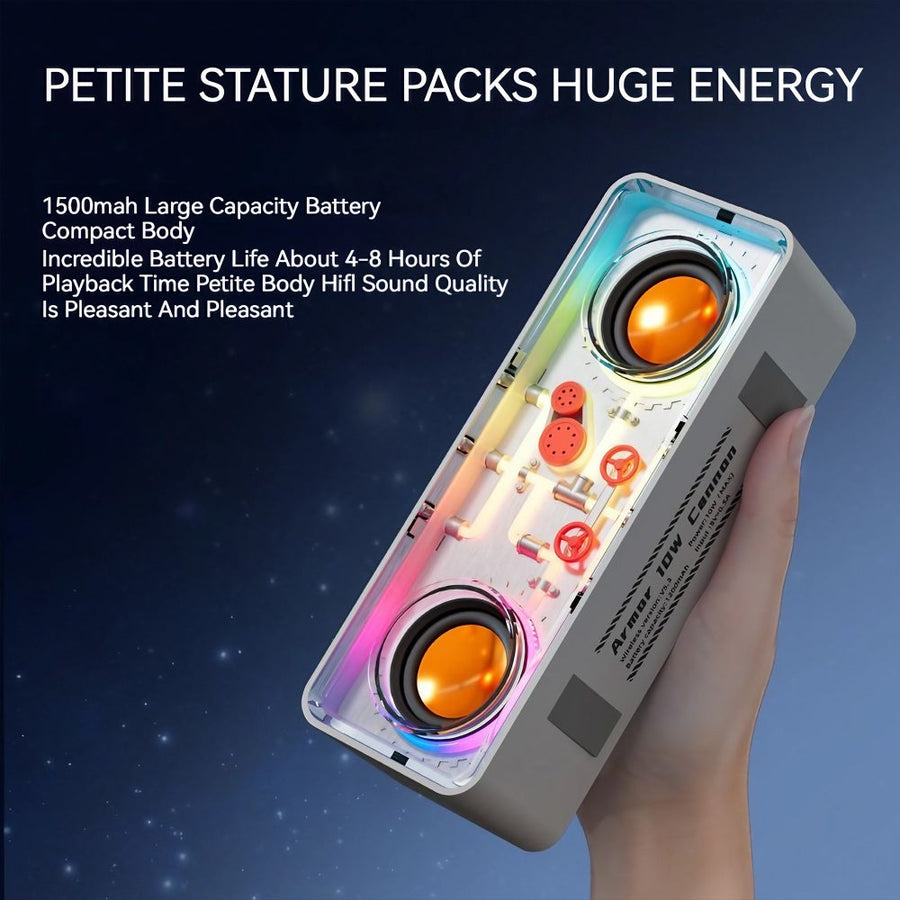 Neon Tech Punk-Style Wireless Speaker - Image 2