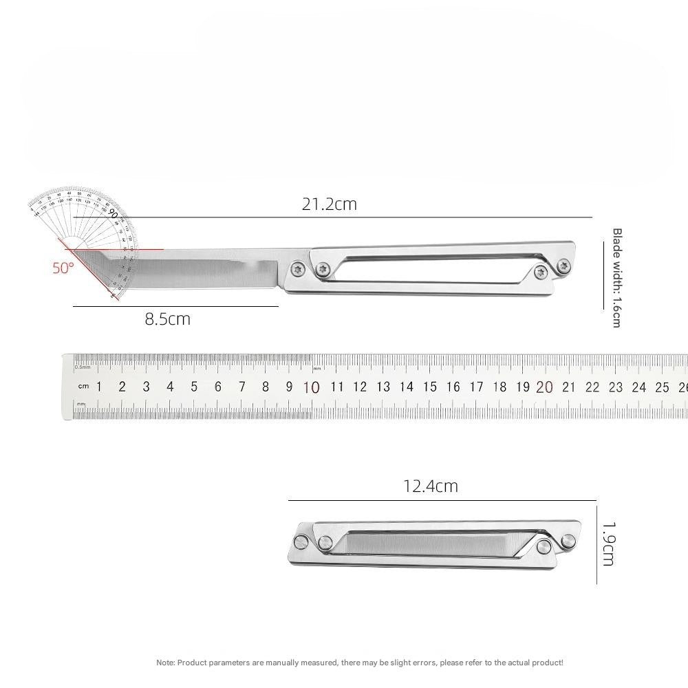 Steel Sharp Foldable Outdoor EDC Knife Tool - Image 5