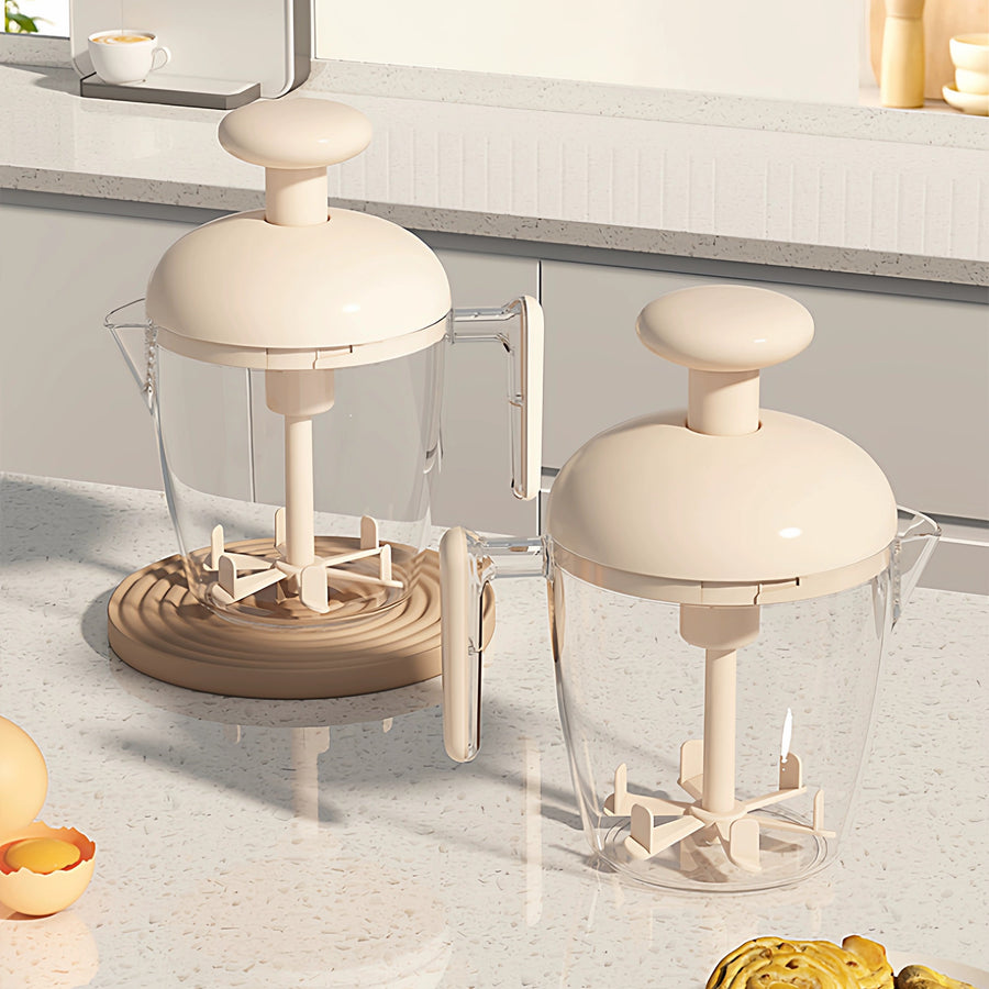 Ergonomic Multi-Blade Manual Egg Mixer - Image 0