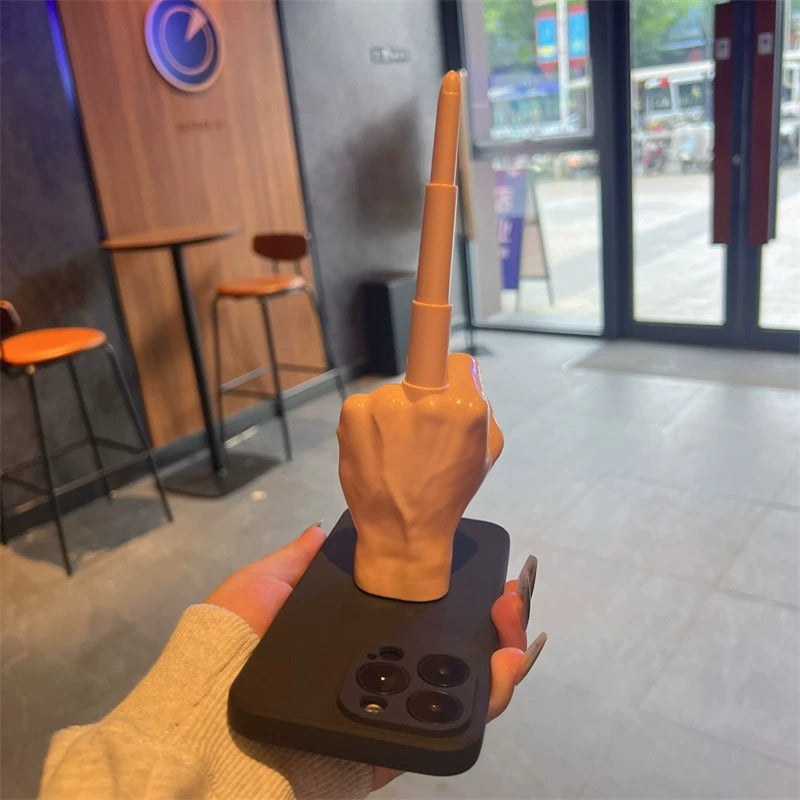 3D Middle Finger Collapsible iPhone Case - Image 1