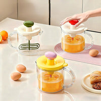 Ergonomic Handle Kitchen Egg Whisk Cup - Image 0