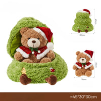 Hidden Surprise Christmas Tree Plush Bear - Image 9