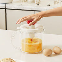 Ergonomic Handle Kitchen Egg Whisk Cup - Image 1
