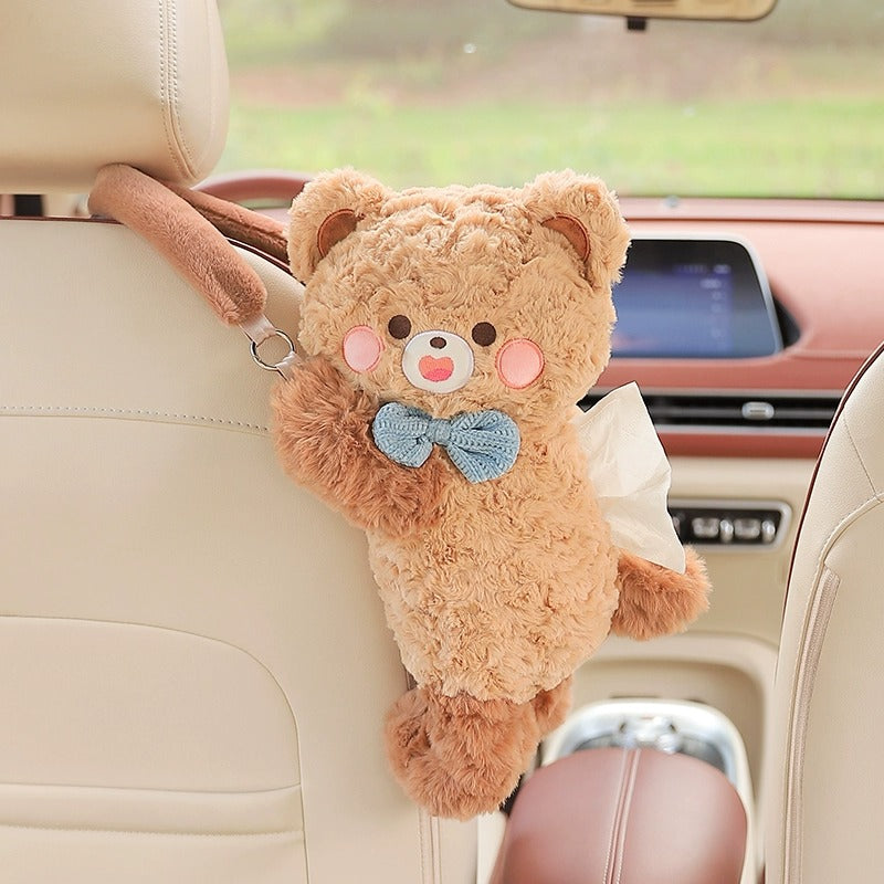 Cuddle Bear Plush Tissue Box - Image 1
