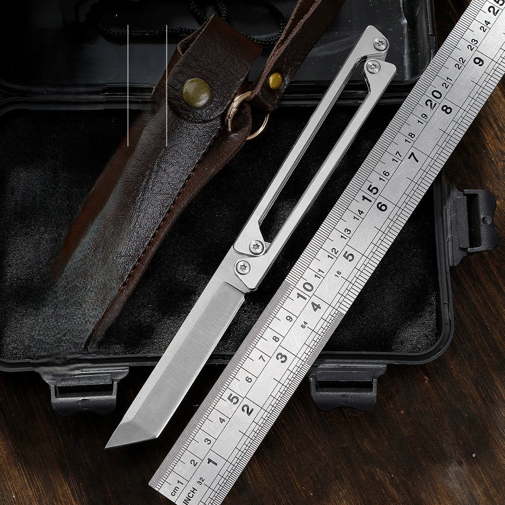 Steel Sharp Foldable Outdoor EDC Knife Tool - Image 3