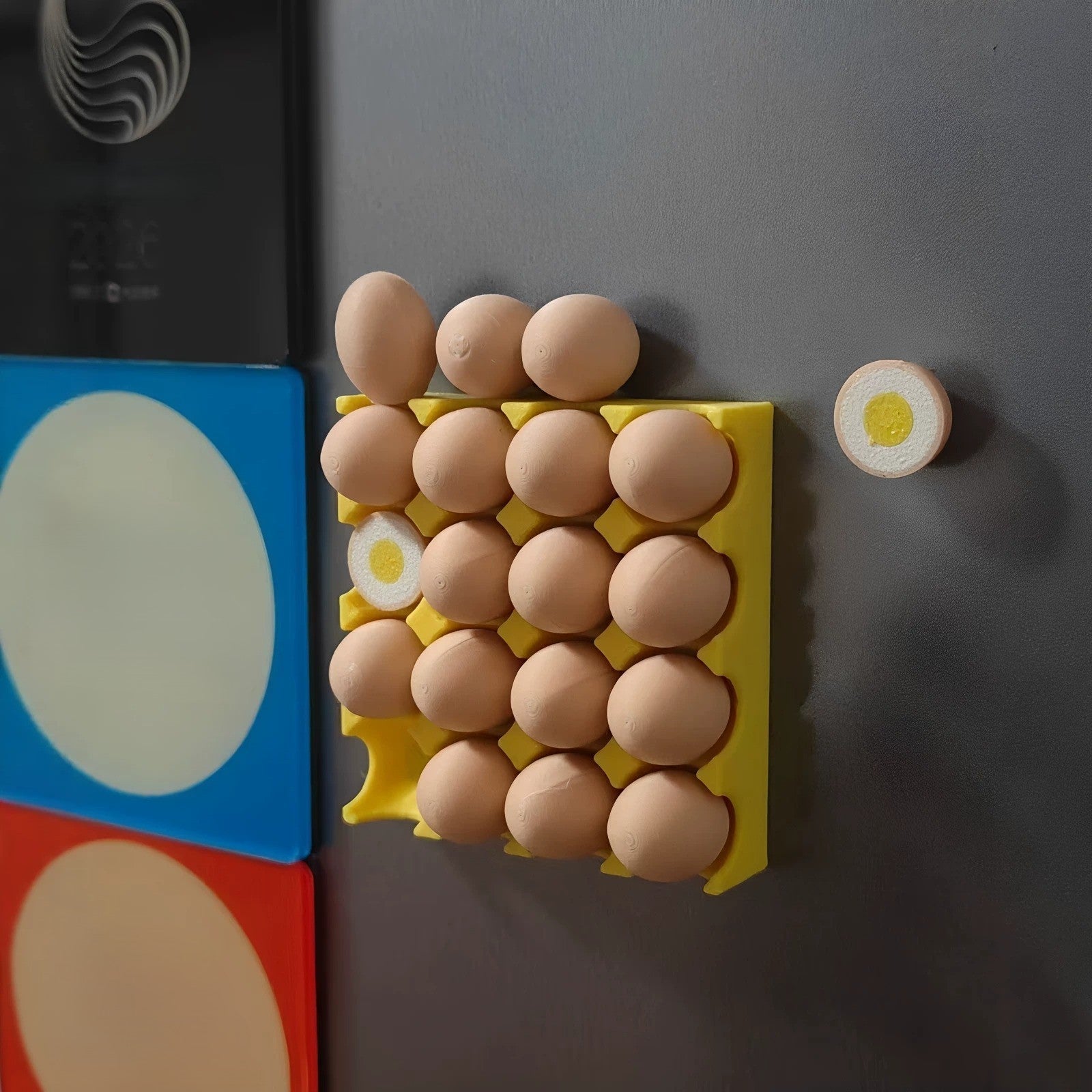 Magnetic Egg Carton Refrigerator Organizer - Image 6