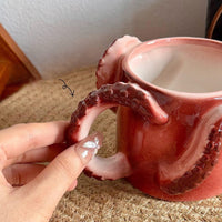 Octopus Tentacle Ceramic Coffee Mug - Image 7