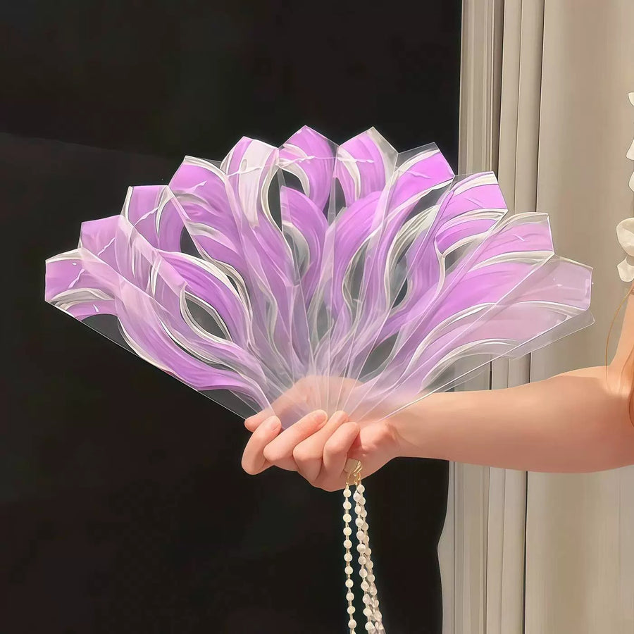 Imperial Bloom Chinese-Style Folding Hand Fan