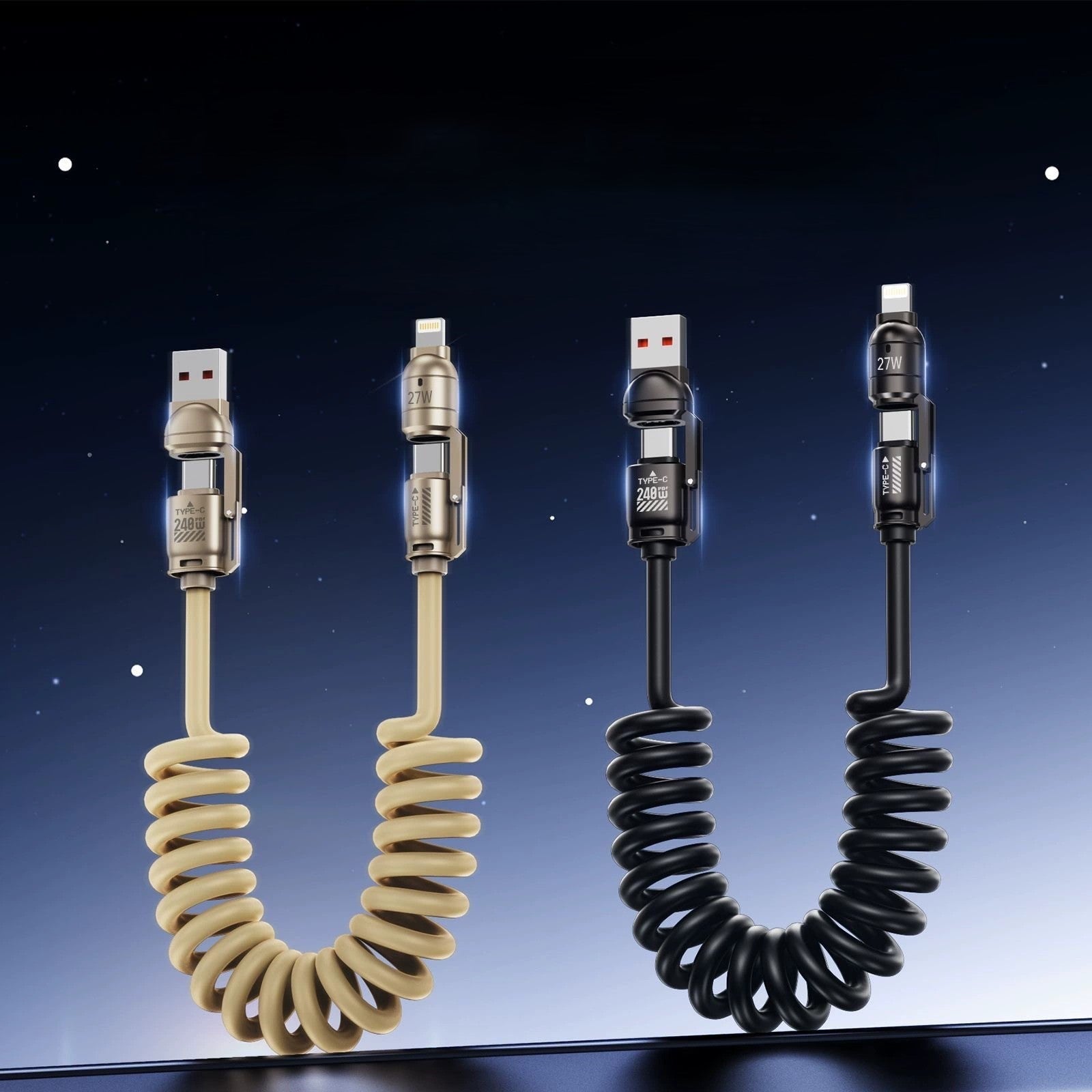4in1 Extendable Universal Fast Charging Data Cable - Image 0