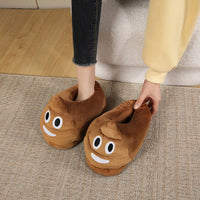 Funny Poop Warm Plush Slippers - Image 4