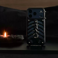 Gothic Ribcage Pierced Phone Case - Image 4