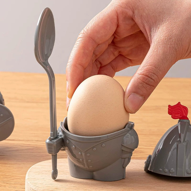 Medieval Knight Armor Egg Holder Set - Image 3