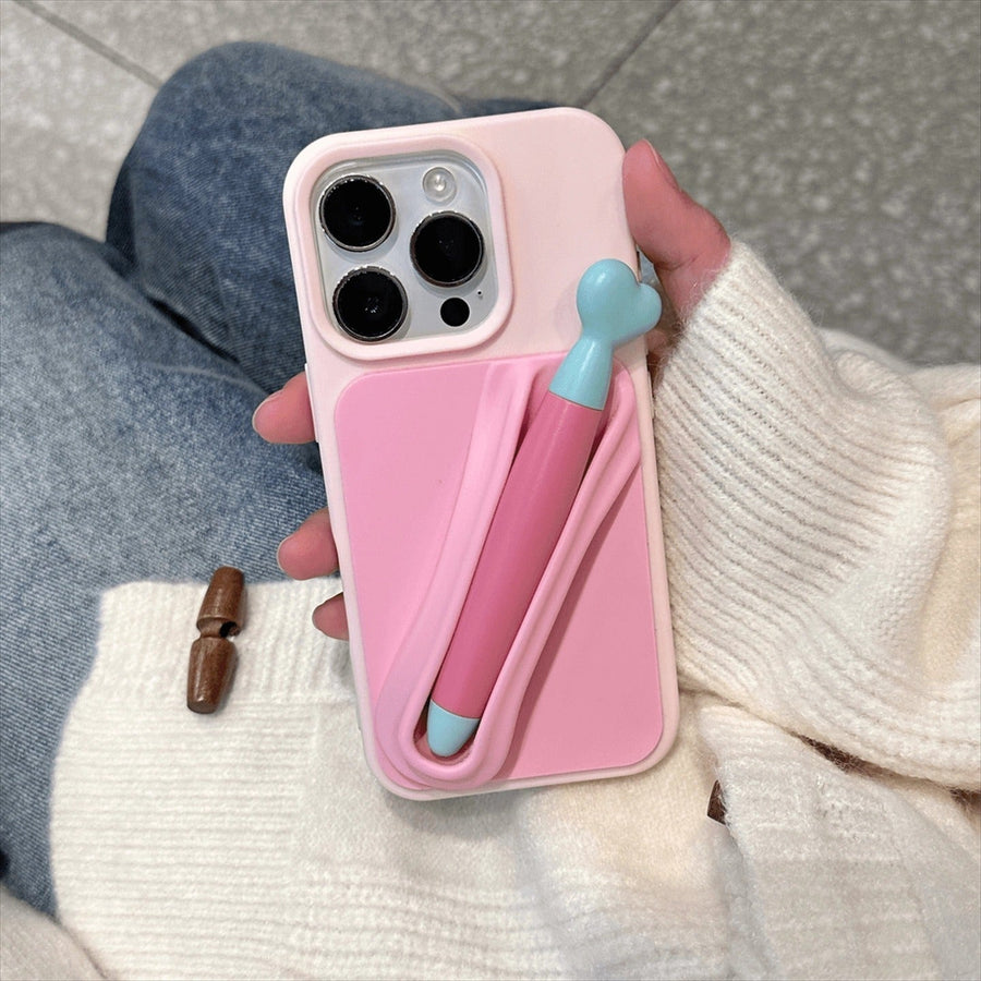Stylus Holder Cute iPhone Case - Image 0