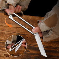 Steel Sharp Foldable Outdoor EDC Knife Tool - Image 0