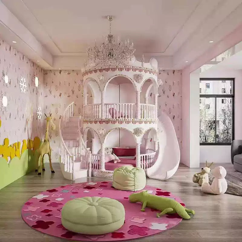Dream Castle Majestic Slide Kids Bunk Bed - Image 3