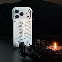 Gothic Ribcage Pierced Phone Case - Image 3
