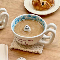 Tiny Seal Ocean Wave Coffee Mug - Image 2