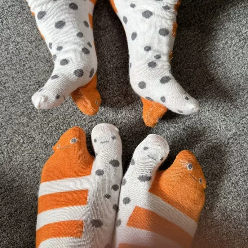Playful Eel Stripe Cozy Crew Socks - Image 6