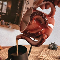 Octopus Tentacle Ceramic Coffee Mug - Image 1