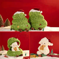 Hidden Surprise Christmas Tree Plush Bear - Image 2