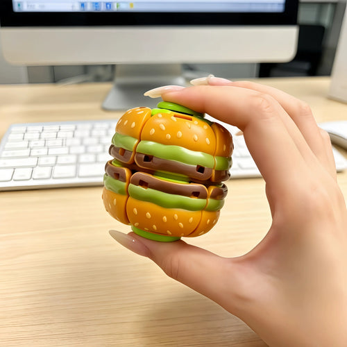 Burger Spin Gyroscope Fidget Toy