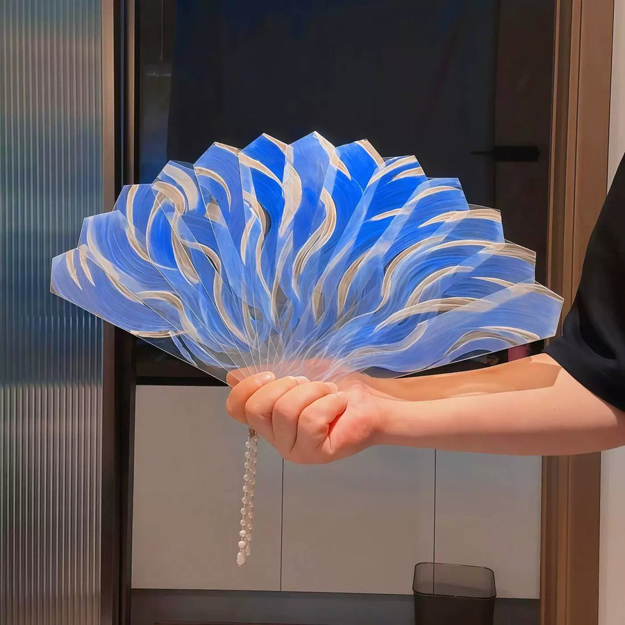 Imperial Bloom Chinese-Style Folding Hand Fan