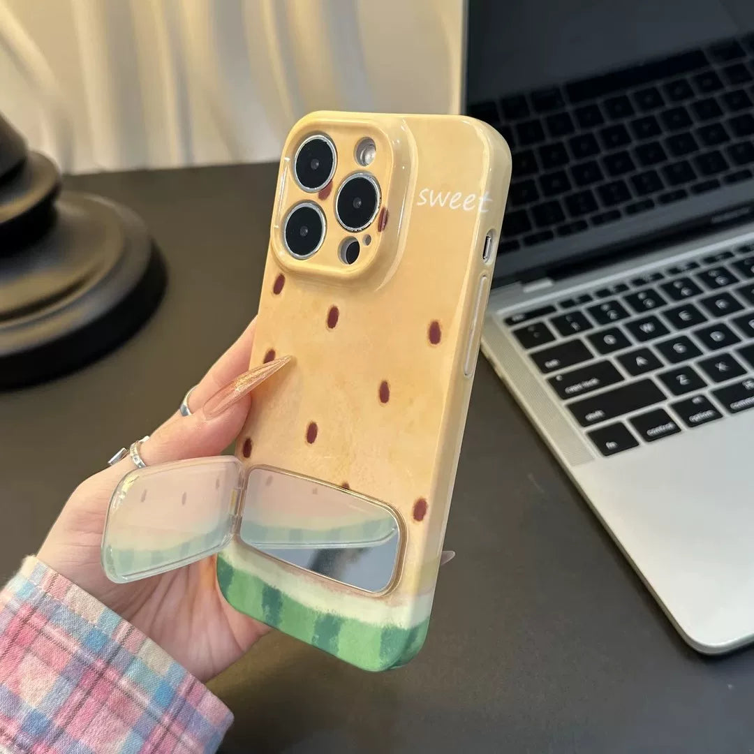 Juicy Shell Mirror Watermelon iPhone Case - Image 2