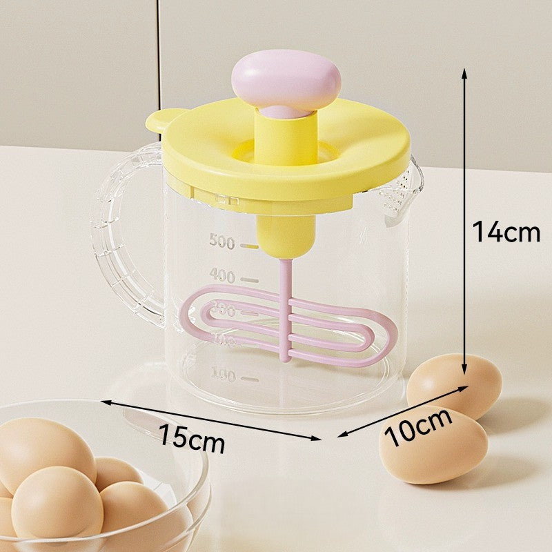 Ergonomic Handle Kitchen Egg Whisk Cup - Image 4