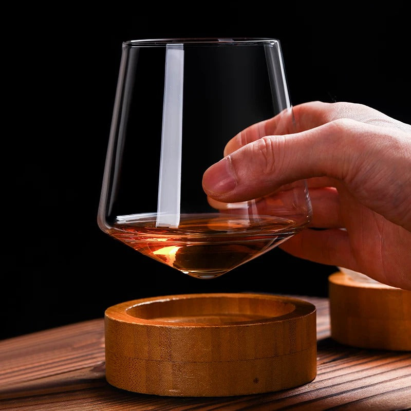 Tilted Base Whiskey Rocking Glass - Image 2