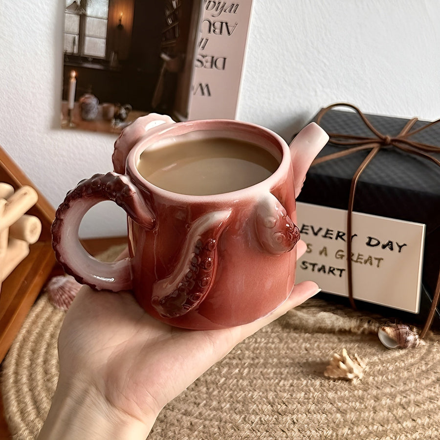 Octopus Tentacle Ceramic Coffee Mug - Image 0