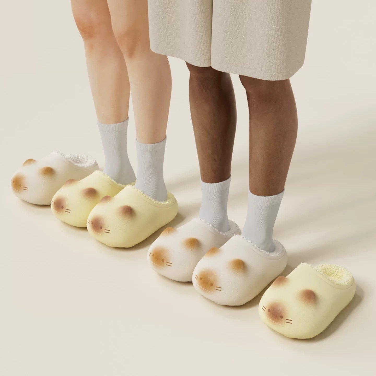 Cute Cat Paw Comfy Warm Slippers - Image 5