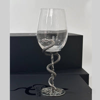 Black Snake Sculpted Wine Glass - Image 8