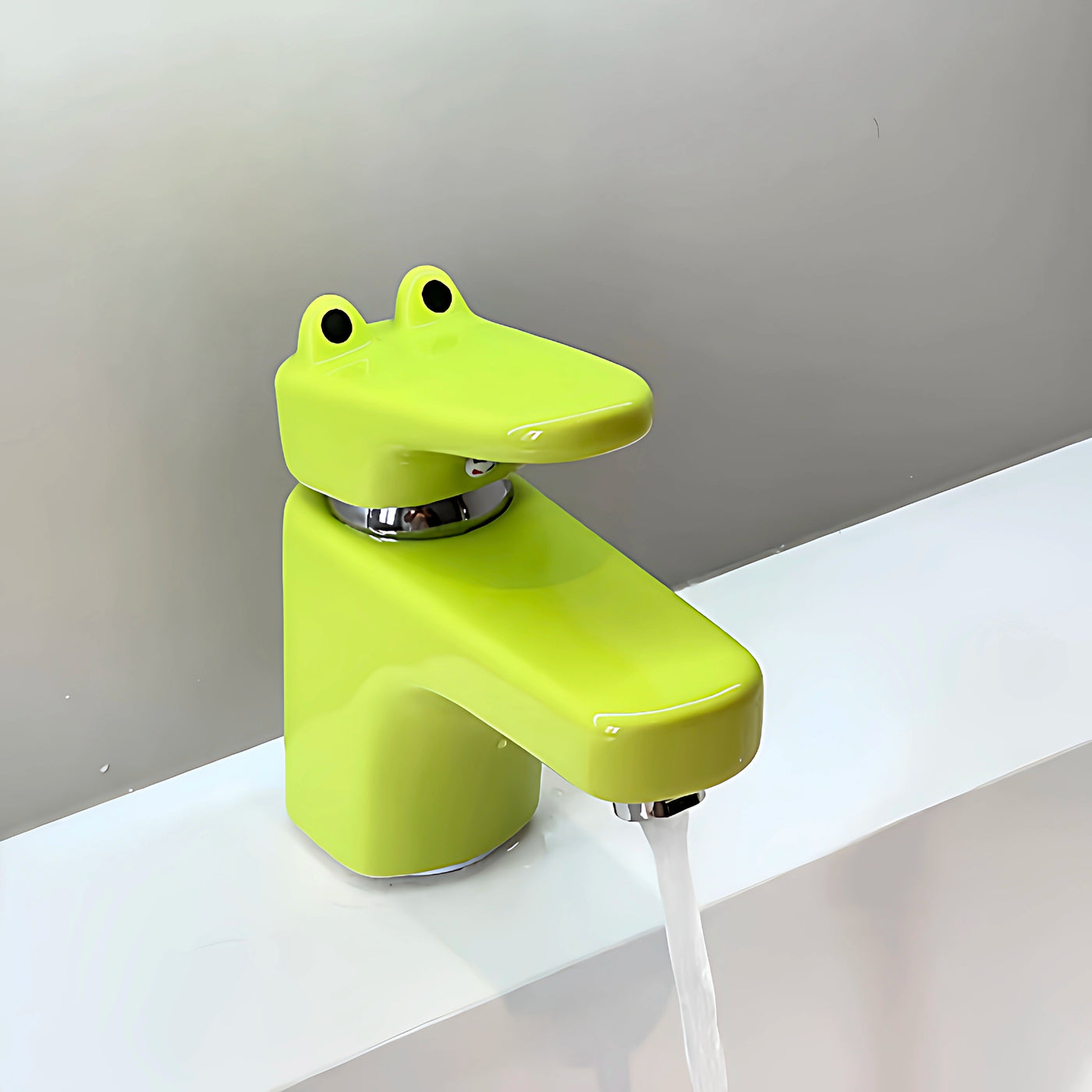 Frog-Shaped Macaron Bathroom Faucet - Image 0