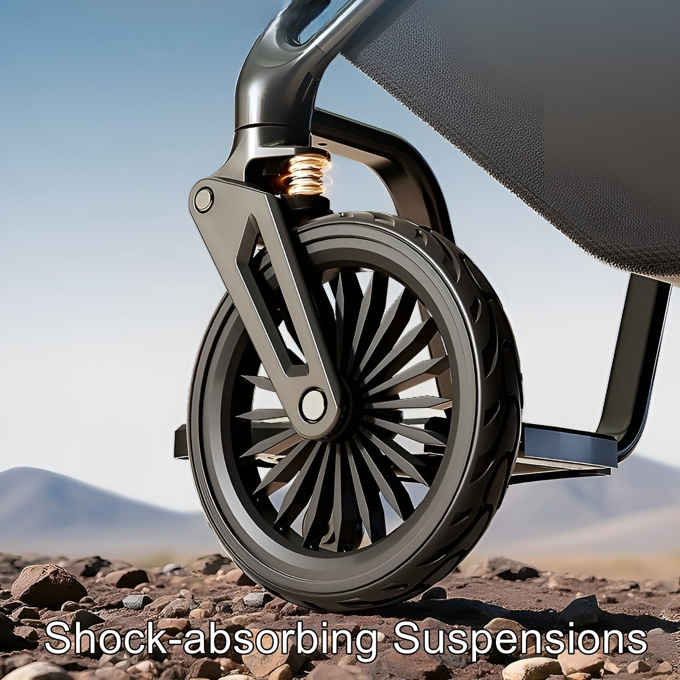 Secure Way Compact Foldable Electric Weather-Resistant Travel Scooter - Image 4