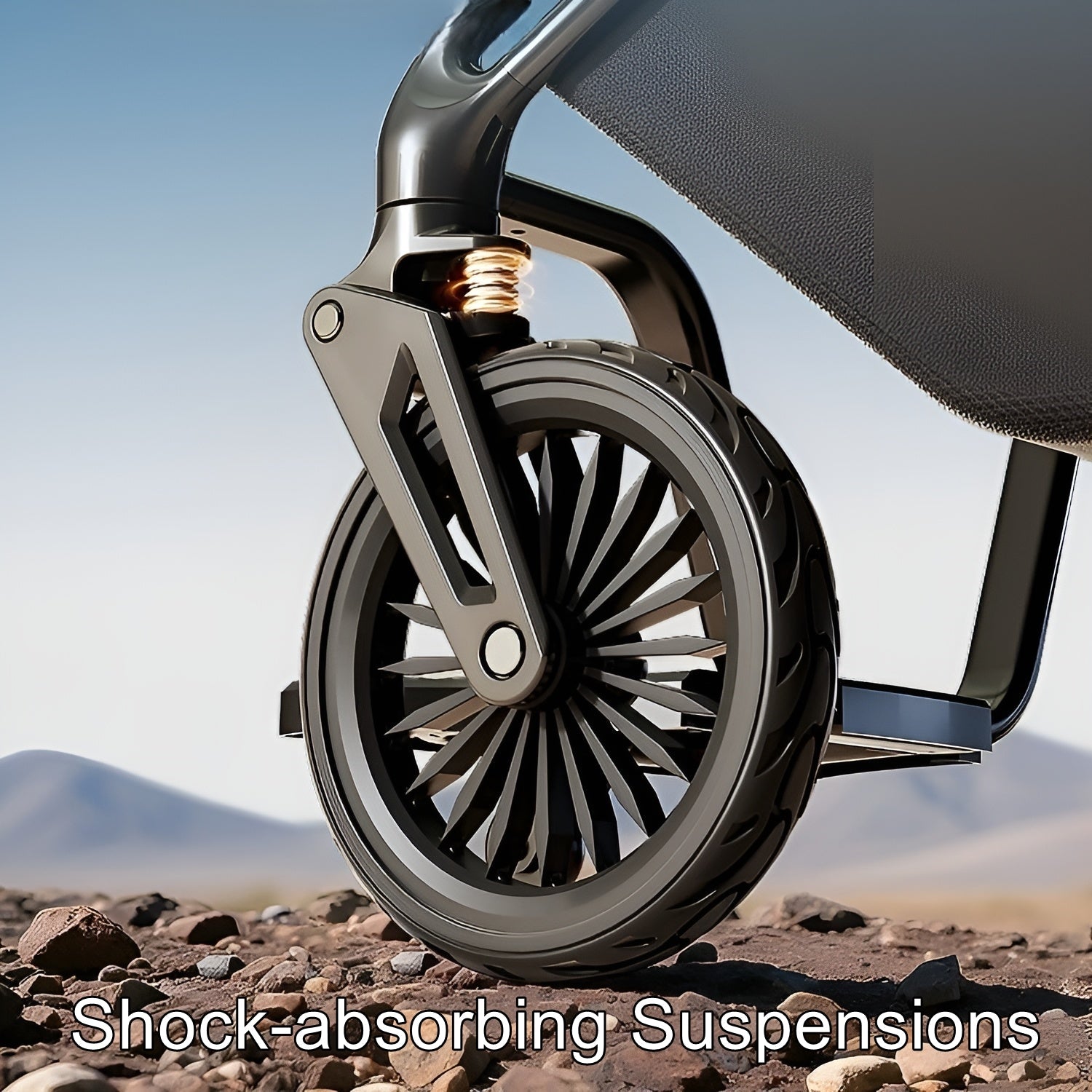 Secure Way Compact Foldable Electric Weather-Resistant Travel Scooter - Image 4