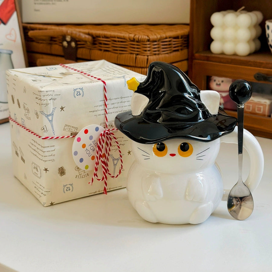 Midnight Witch Cat Mug - Image 3