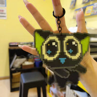 Pixel Art 3D Building Block Keychain - Image 4