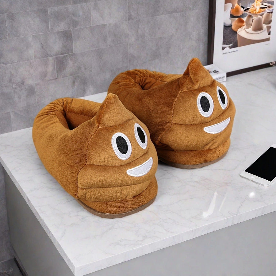 Funny Poop Warm Plush Slippers - Image 6