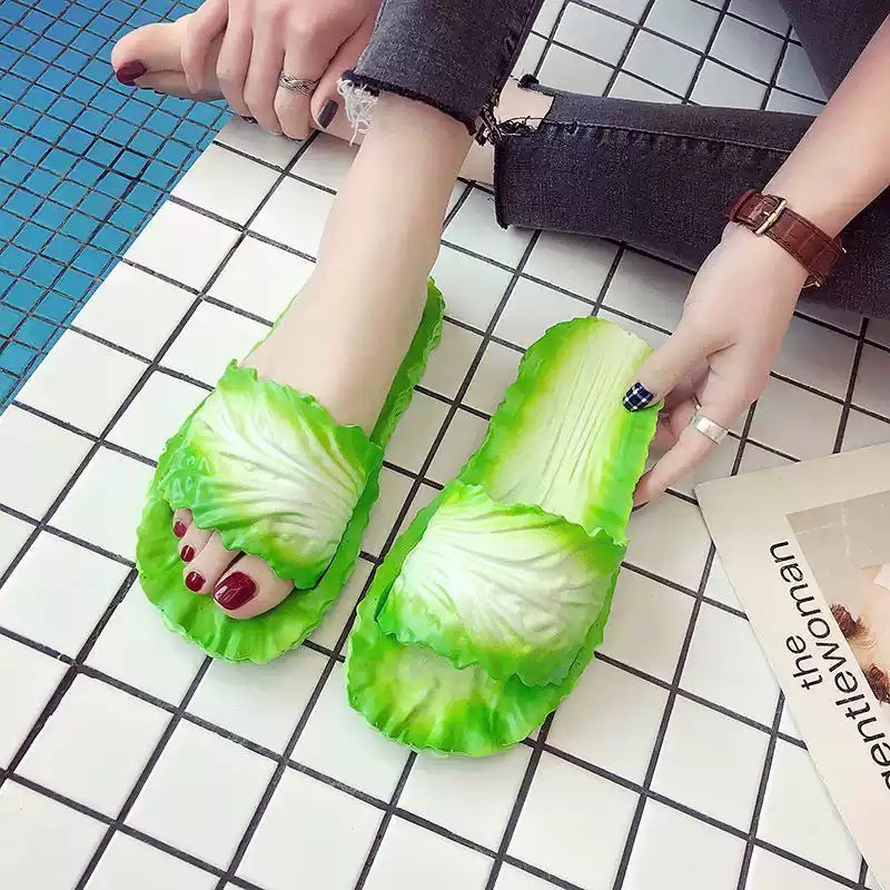 Cabbage Design Anti-Slip Slippers - Image 0