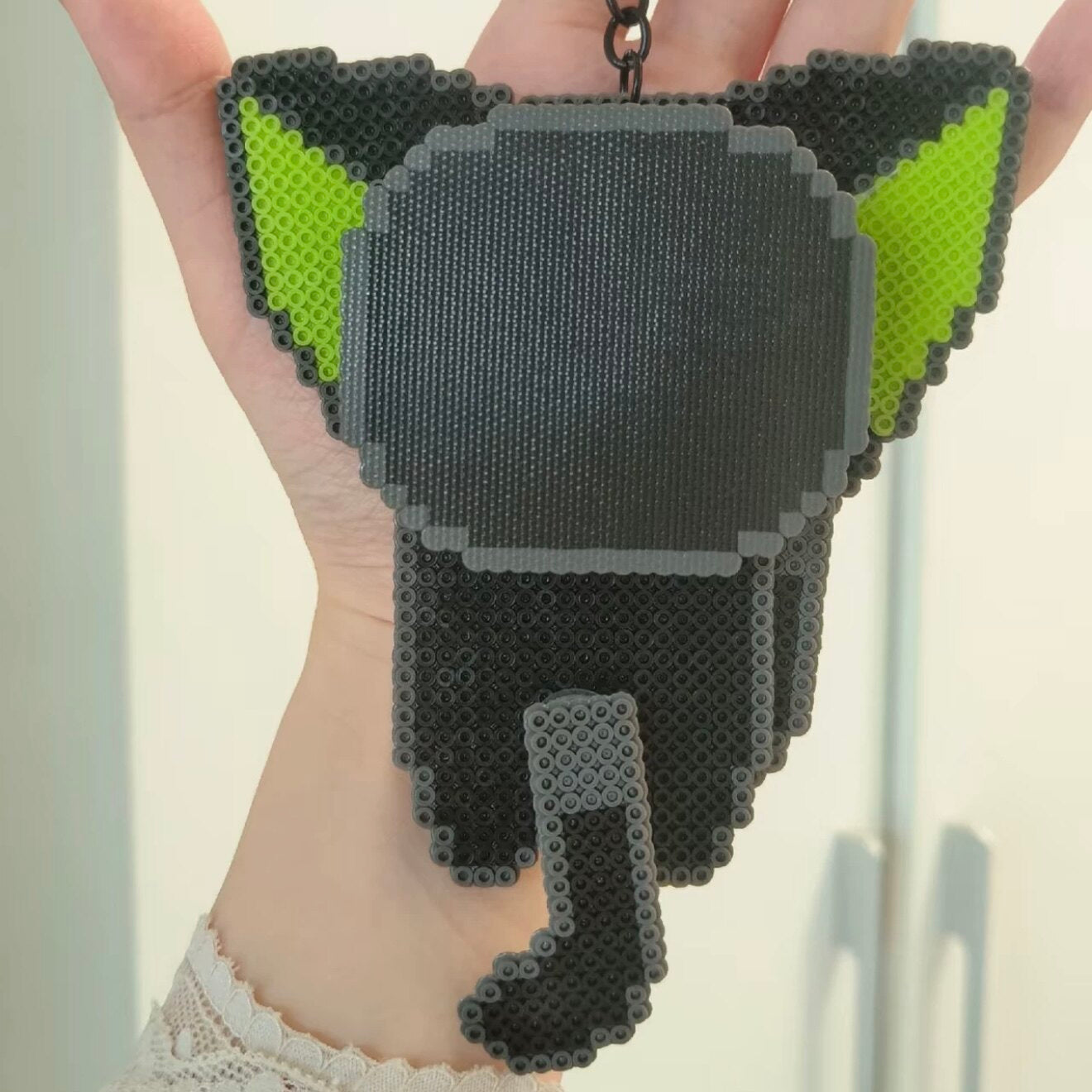 Pixel Art 3D Building Block Keychain · Mavigadget